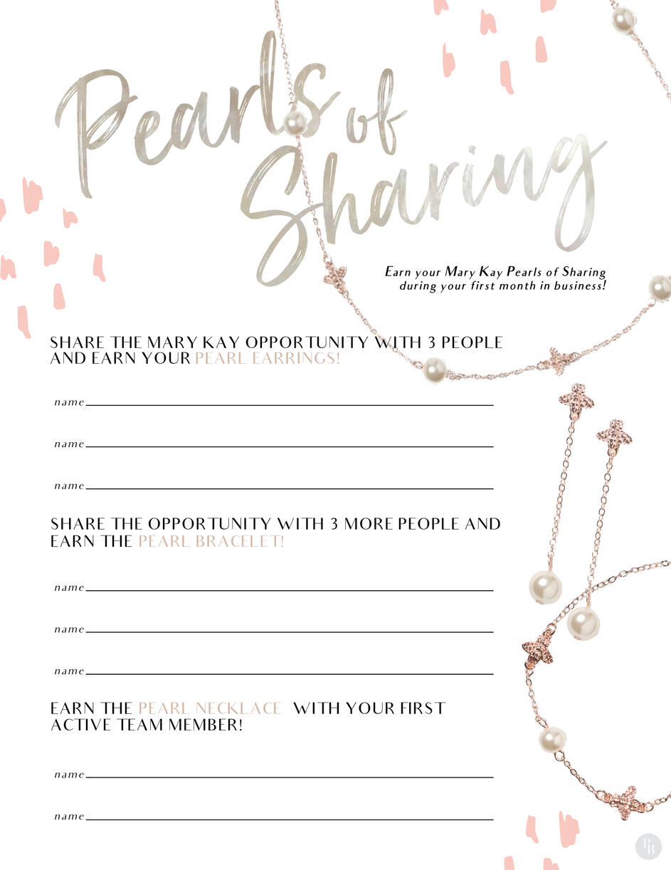pearls of Sharing Tracking